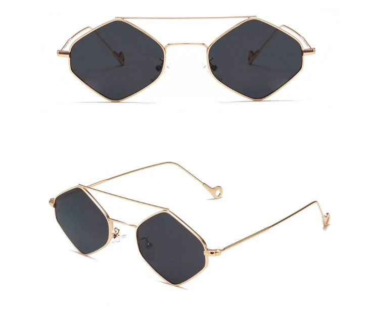 2019 Newly Tiny High Quality Metal Sunglasses for Ready Made Goods