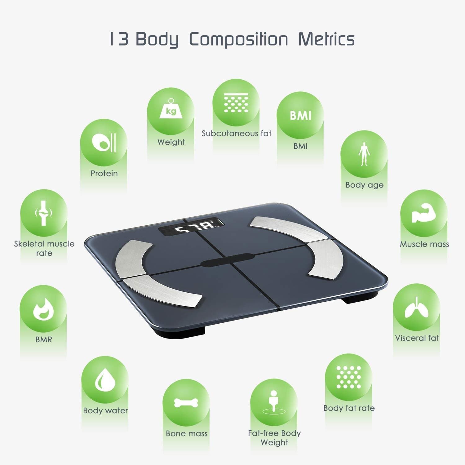 Smart Bluetooth Body Fat Scale