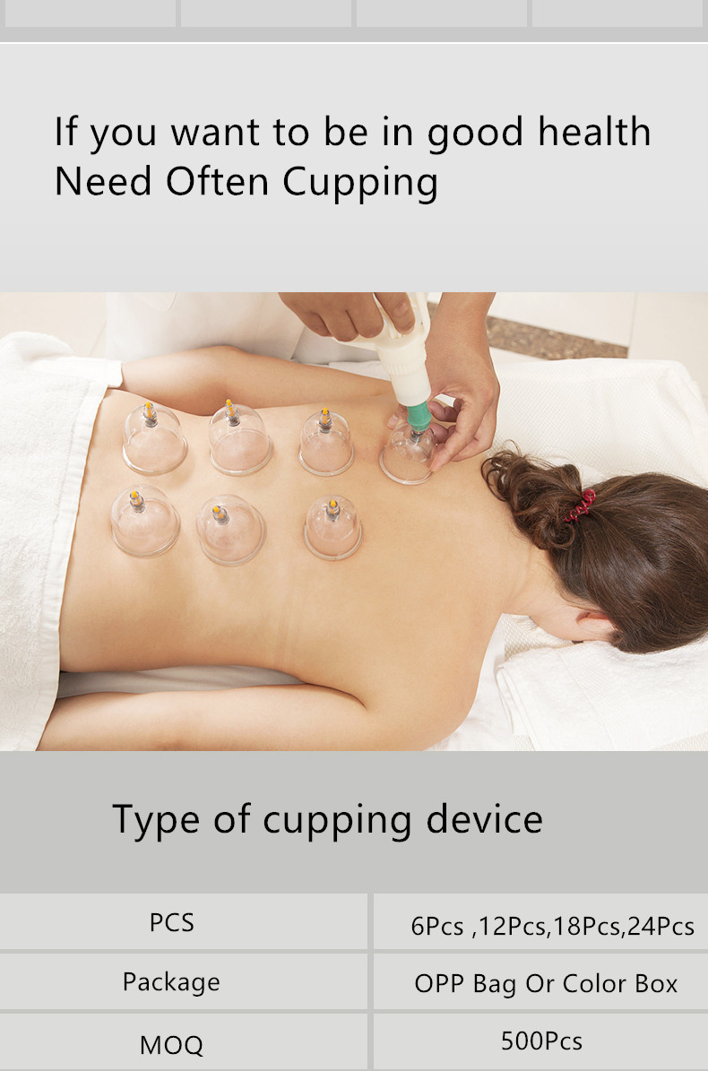 Disposable vacuum therapy cupping hijama big cups