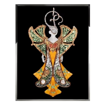 Classic Home Decoration: Antique Metal Frame European Abstract Art Paintings and Wall Arts