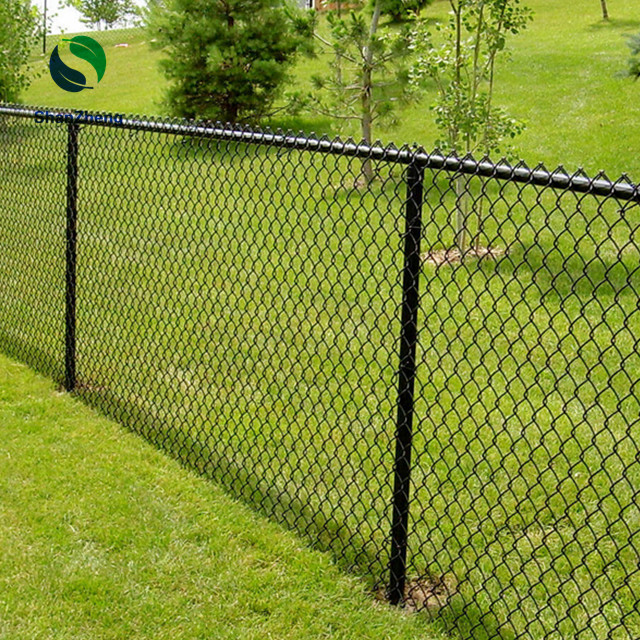 Galvanized Chain Link Fence for Basketball Ground Diamond Commerical Fence for USA markets