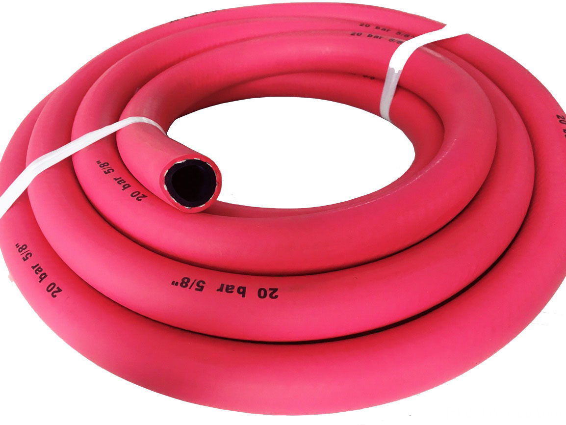 red color air hose