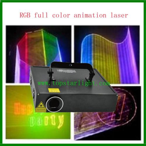 DJ barato equipo RGB Full Color animación láser iluminación
