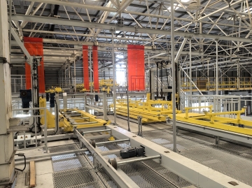 Central Rotary Roller Bed