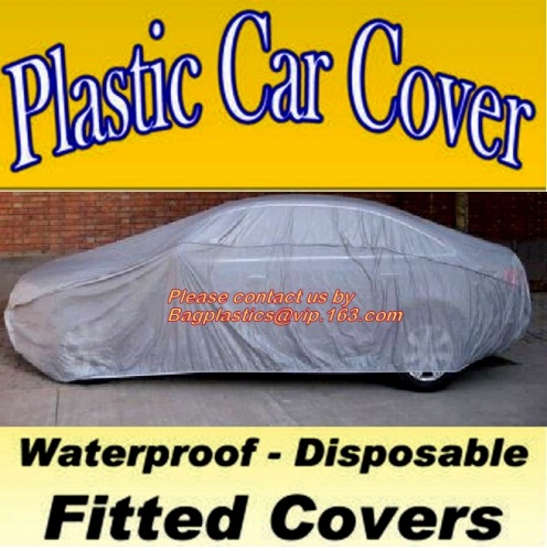 Disposable plastic car cover, disposable LDPE automobile car cover, dustproof disposable pe car cover, PE plastic auto disposabl