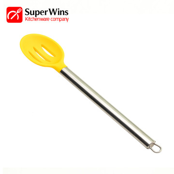 High Heat Resistant Silicone Slotted Serving Spoon