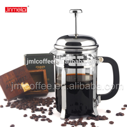 factory customized package & logo glass coffee press 1 liter 34oz 800ml espresso coffee maker