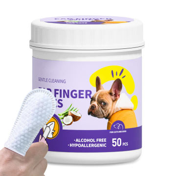 Khăn lau ngón tay làm sạch tai thú cưng tùy chỉnh