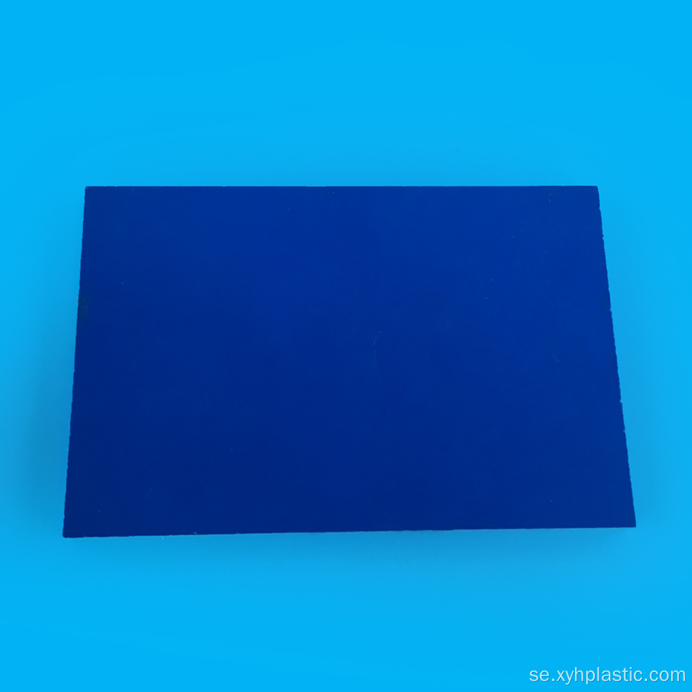 Blå PVC-skiva Enkel sida för lim