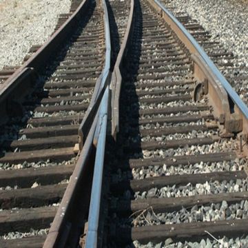 Sapos trilhos de aço para construção de ferrovias