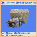 Motor de arranque Komatsu 600-813-7152 SAA6D170E-3