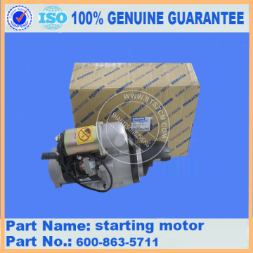 komatsu PC300-7 motor çalıştırma motoru 60-863-5711