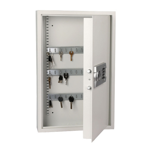 160 Key Hooks Wall Mounted Metal Key Cabinet