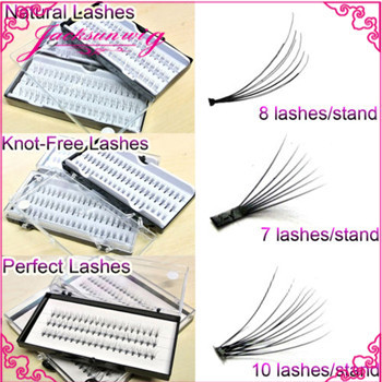 Cluster Eyelash, Individual eyelash, Individual Flare Eyelash