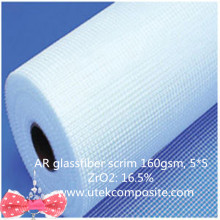 160GSM Zro2 16.5% Ar Glass Fiber Scrim
