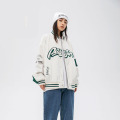 Fashion Street Loose Ladies Baseball Jacket