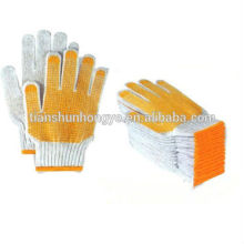 dotted gloves , pvc dotted cotton gloves