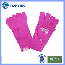cheap knitted gloves half fingers