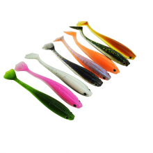 8.5cm 5.5g Artificial Plastic Fishing Jig Baits Soft Lures Tackle Set