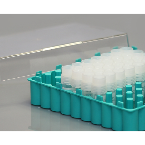 Boîte cryogénique de fioles cryogéniques à filetage interne de 0,5 ml