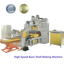 CNC sheet feeding press for shell lids making