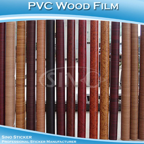加飾フィルムの粒子の粗い壁ステッカーの木製家具