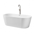 Freestanding Bath Size Acrylic Free Standing Portable Bathtub For Adults