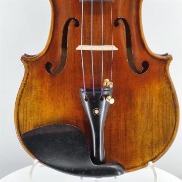 Fullstor professionell handgjord ren fiol i massivt trä