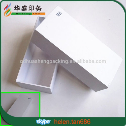 Hot Sale Custom empty mobile phone packaging box with die-cut insert