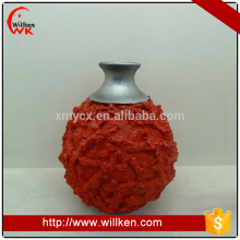Unique red coral vase resin coral decor