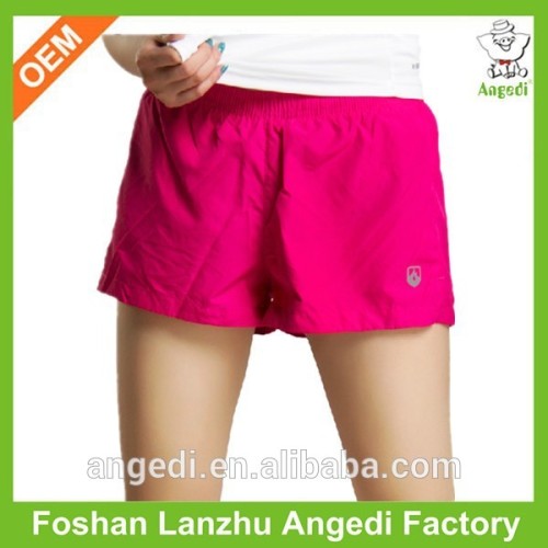 100% cotton women breathable running shorts