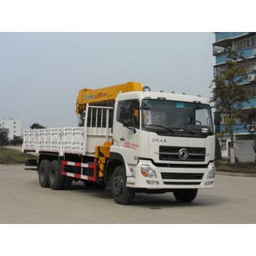 DONGFENG Tianlong 6X4 รถบรรทุกพร้อม 12T Crane