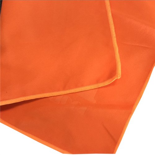 Suede Microfiber Beach Towel In Bag