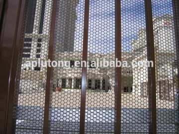 Decorative perforated metal for interior, facade and architect Project
