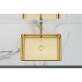 Handmade Stainless Steel PVD Gold Bathroom Sink