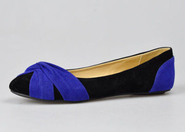 Cross Bowtie Womens Ballerina Flats , Causal Fashion Ballet Shoes For Walking