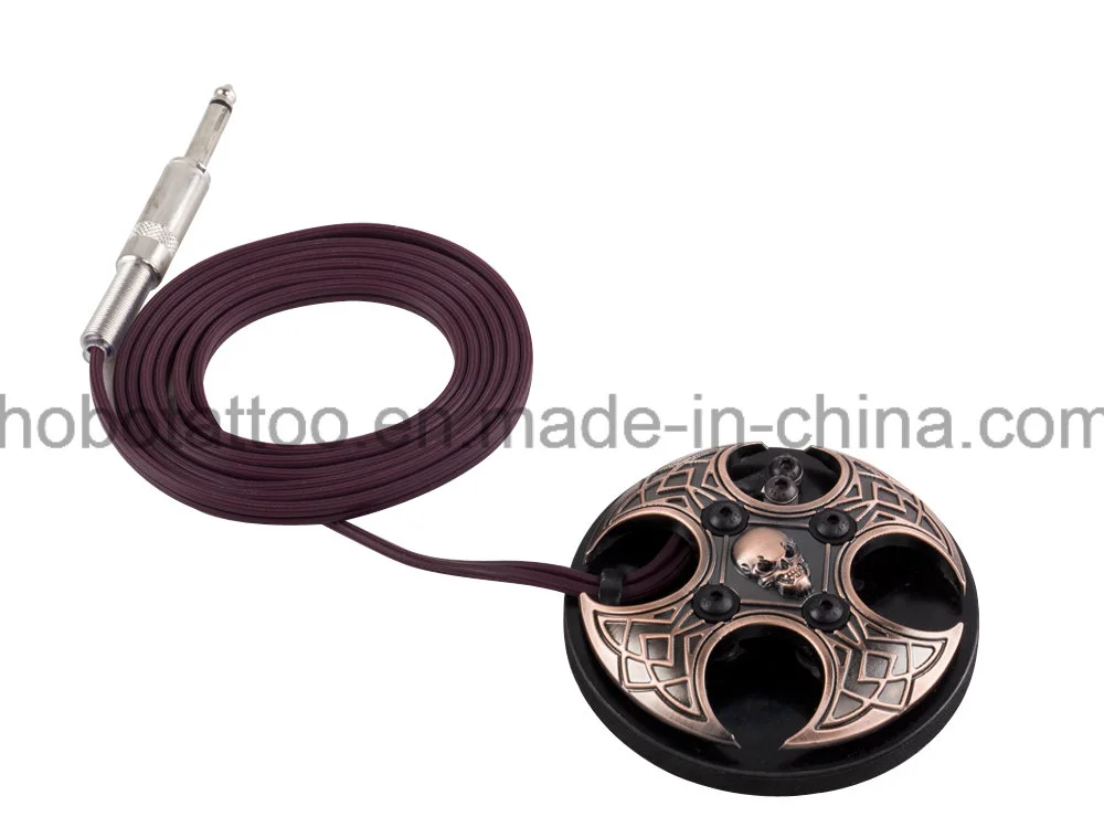 Hot Sale Professional Tattoo Stainless Steel Foot Switch with Wire