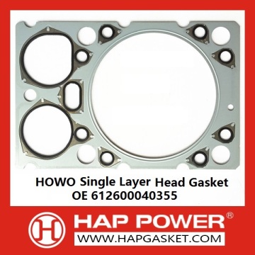 HOWO Guarnizione testa singola strato OE 612600040355