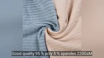 Poly Spandex Cationic Interlock Two Sides Brushed Fabric