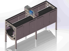 chicken slaughterhouse water feather separator