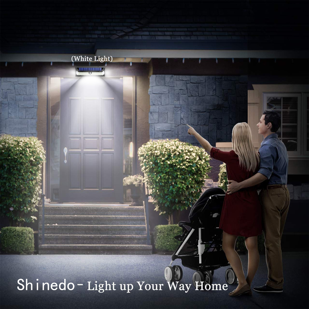 Outdoor 20 LED Solar Motion Sensor Lights Wireless Waterproof Exterior Solar Security Wall Light