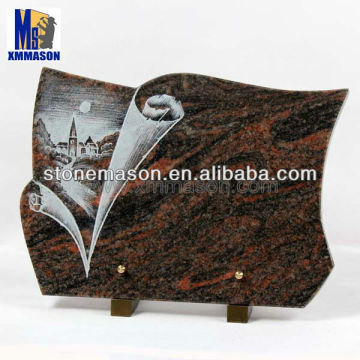 Granite photo frames for funeral decoration