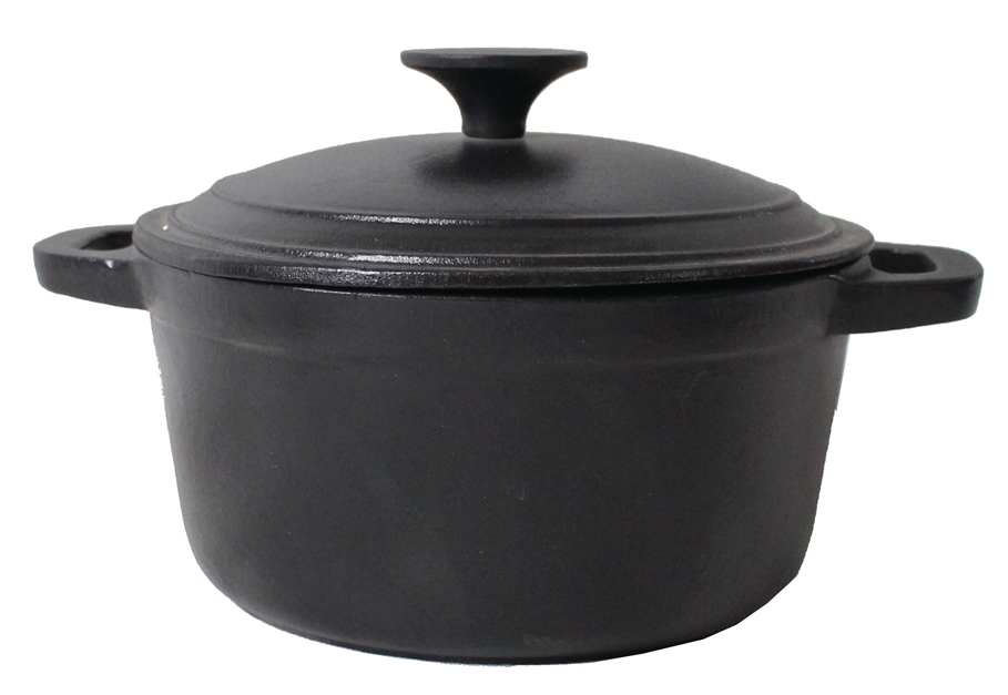 CAST IRON CASSEROLE