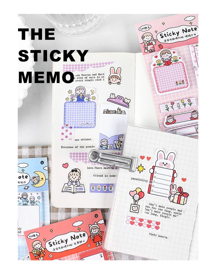 Funny Multi-Function Sticky Memo Notes with Stickers