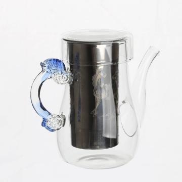 Best Selling Borosilicate Glass Flower Teapot