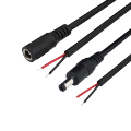 16AWG 1.2mm Tembaga 5.5*2.1 Kabel Kuasa DC