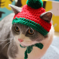 New Year Christmas Winter Pet Dogs Cats Knitted Hat