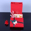 Wholesale Paper Packaging Red Gift Box Ribbon