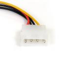 Molex à angle droit Adaptateur de câble d&#39;alimentation SATA