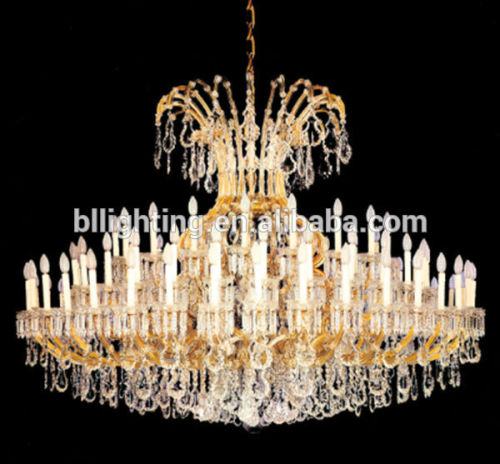 Modern large high ceiling kristal chandeliers